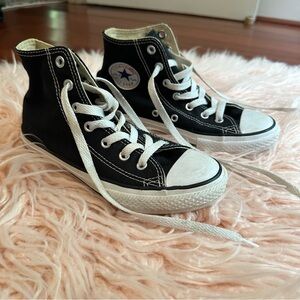 Converse Kids Black High-Top Sneakers